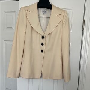 Giorgio Armani Women's off white-cream Beige Blazer